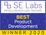 Vincitore di SE Labs Best Product Development 2020